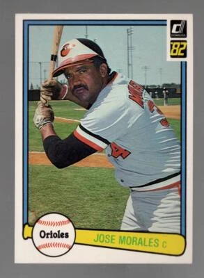 1982 Donruss Jose Morales Baltimore Orioles #203 Near Mint or Better - Image 1 of 2