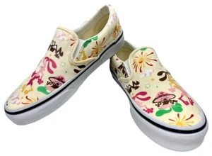 NUEVO VANS Zapatos Clásicos Sin Cordones Psicodélicos Conejo y Seta Hombres 3.5 / Mujer 5.0 - Imagen 1 de 9