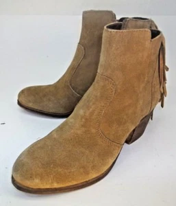 Stivaletti donna Coconuts Matisse ESPANA US 6 marroni scamosciati frange zip tacco 608 - Foto 1 di 9
