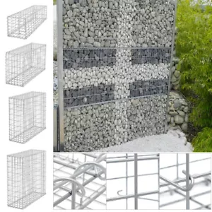LIFELOOK Gabion Stone Basket Retaining Wall Garden Wire Cage Fench Privacy Fence - Picture 1 of 19
