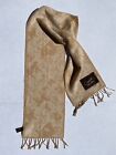 Coach Cashmere  Wool Scarf  Horse And Carriage Pattern Logo Muffler