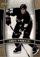 2006-07 Upper Deck Trilogy Chris Pronger Anaheim Ducks #1