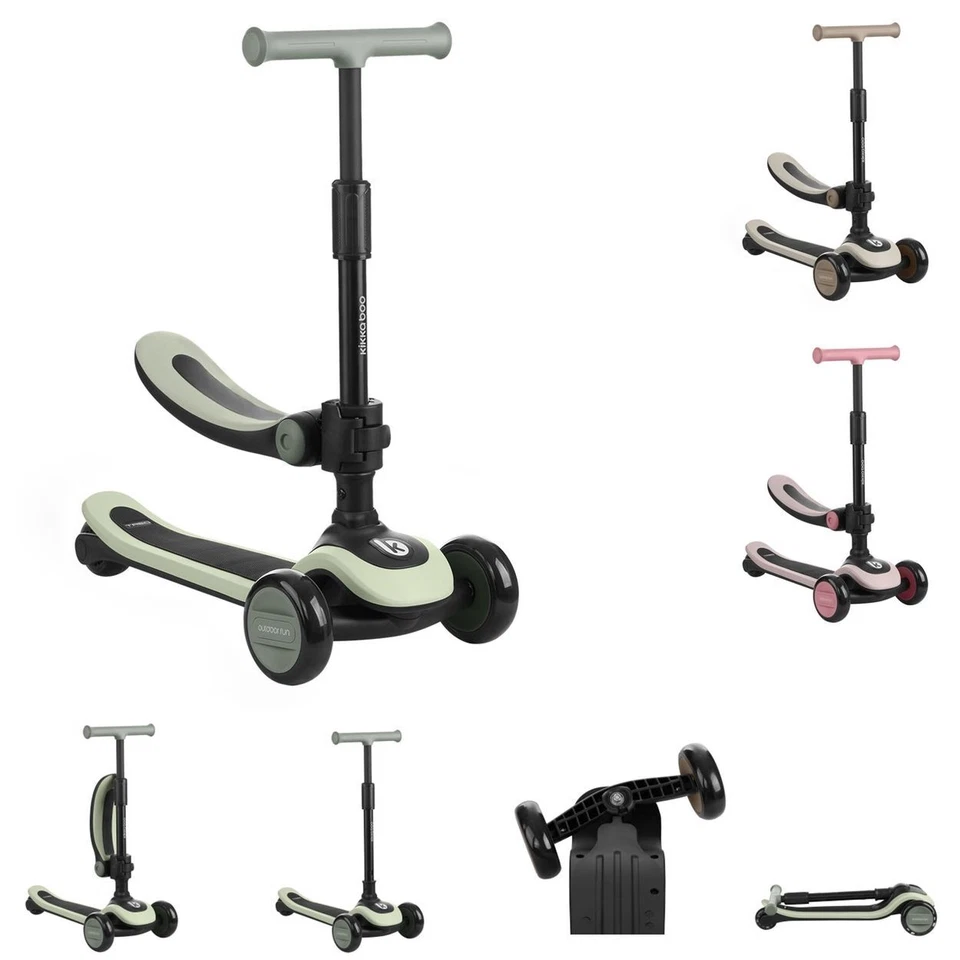 Kikkaboo Kinderroller 2 in 1 Treo Laufrad, Sitz, faltbar, Lenkerhöhe verstellbar - Bild 1 von 1