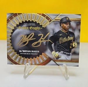 2023 Topps Five Star Ke'Bryan Hayes On Card Auto Golden Graphs /40 Pirates - Picture 1 of 2