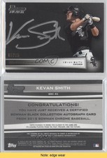 2012 Bowman Chrome Bowman Black Collection Auto /25 Kevan Smith #BBC-KS Auto