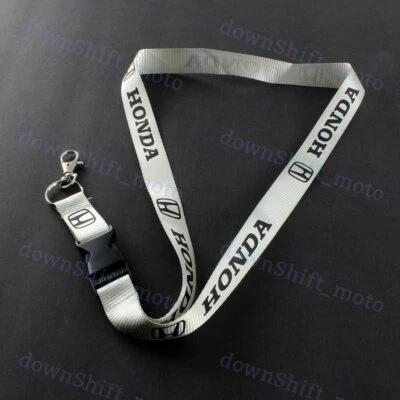 SILVER Lanyard For Honda Accord Civic Cell Phone Key Chain Strap Quick Release - Image 1 of 2