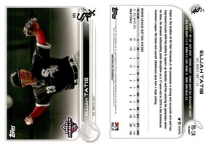 2022 Topps Pro Debut Baseball Card PD-124 ELIJAH TATIS ACL WHITE SOX