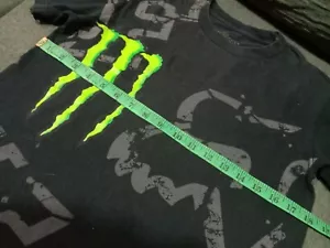 Rare T shirt Fox Monster Energy Collaboration - Picture 1 of 10