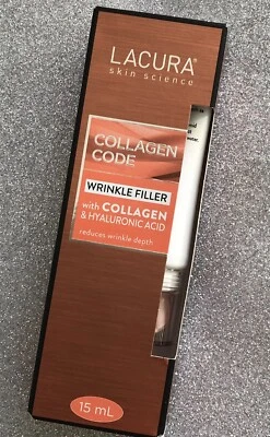 LACURA COLLAGEN CODE HYAIURONIC ACID WRINKLE FILLER 15ml Age:60+  Free Postage!  - image 1 of 3