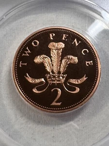 1997 Great Britain 2 Pence Proof Graded PR 69 DCAM by ANACS - Picture 1 of 8