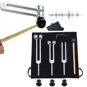 3X Tuning Fork For Medical Sound Healing Therapy DNA Repair 128Hz 256Hz 51 B3R0 - Bild 1 von 9