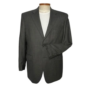 Lauren Ralph Lauren Men Blazer Coat 2 Button Check Pattern Jacket Sport Wool 44R - Picture 1 of 13