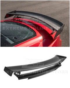 24-Up Ford Mustang GT500 Style CARBON FIBER Rear High Wing Decklid Spoiler Panel - Bild 1 von 24