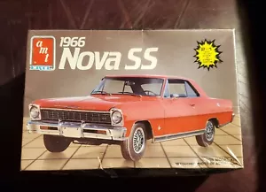 KIT Drag Car Chevy NOVA SS del 1966 in ROSSO di Ertl American Muscle, mai aperto, RARO! - Foto 1 di 5