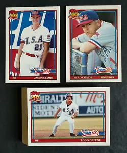 1991 Topps Traded ~ TEAM USA Team Set 26 Cards ~ Jason Giambi - RC - Picture 1 of 7