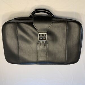 Vintage Samsonite Caribbea II Suitcase Luggage Black Small