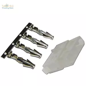 2x Molex 5,25 4-Pin Crimp Stecker 12V Stromkabel Floppy - Bild 1 von 6