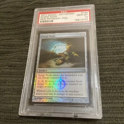 2011 Magic MTG New Phyrexia Foil #160 Surge Node Psa 10 Pop 1/1 - Image 1 of 2