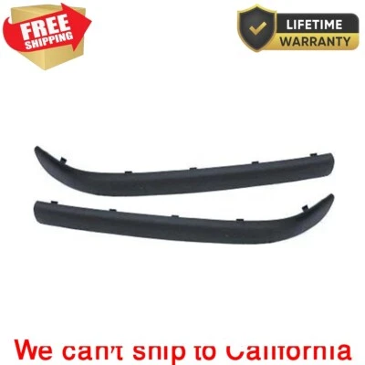 For 1999-2006 BMW Black Bumper Trim Front Left, Right Bumper Strip Set f 2 - Изображение 1 из 4