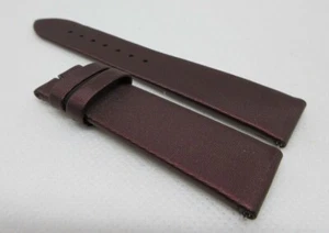 New Jaeger LeCoultre 17mm Purple Satin Leather Strap OEM Fabric Bag - Picture 1 of 5