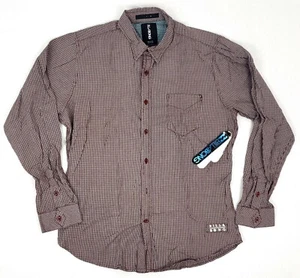 Billabong Plaid/Check Shirt NEW Mens L Long Sleeve Button Vintage Deadstock NWT - Picture 1 of 8