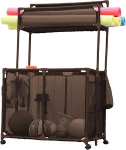 Pool Storage Equipment Organizer Holder - Noodles, Toys, Balls and Floats Mesh R - Picture 1 of 5