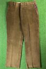 Vintage 80s Orvis Hunting Field Guide Brown Corduroy Leather Medium 32 Pants USA