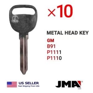 10x Mechanical Metal Head Key B91 P1111 for GM - Picture 1 of 1