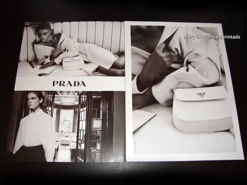 PRADA 2 pagine STAMPA ANNUNCIO Vacanze 2020 MATY FALL Merlijne Schorren STEVEN MEISEL