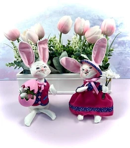 Annalee Puppe 2022 6 im Hase mit Gänseblümchen & Osterei Überraschung Hase Set Neu - Bild 1 von 10