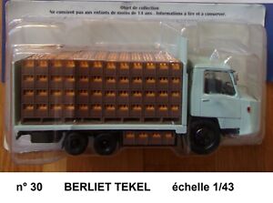 n° 30   BERLIET  TEKEL  Camion Transports DUMESNIL       1/43 Neuf en Boite