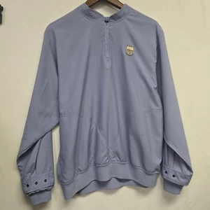 Zero Restriction Jacket Womens Medium Blue Golf Pullover 1/4 Zip Wind Shirt USA - Picture 1 of 8
