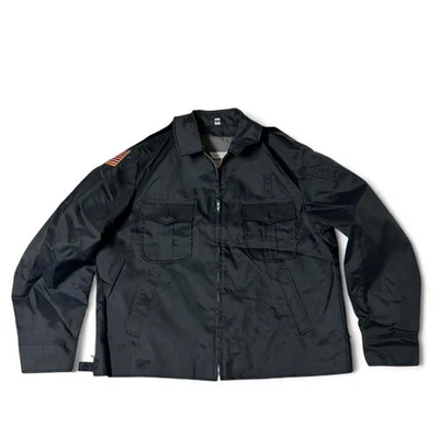 Vintage Blauer Boston Massachusetts workwear security jacket Sz Large Long - Image 1 of 4