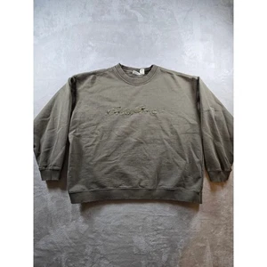 Sudadera De Colección Eddie Bauer Para Hombres Talla XL M Cuello Redondo Marrón Manga Larga *Leer - Imagen 1 de 18