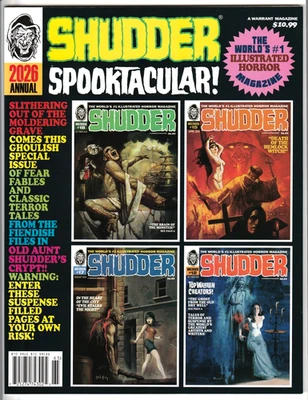 REVISTA SHUDDER SPOOKTACULAR ANUAL #4 ENERO 2026 CASI NUEVO 9,4 (SIN LEER) GARANTÍA PUBS Foto 1 de 2