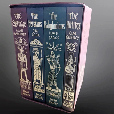 Folio Society EMPIRES OF THE ANCIENT NEAR EAST Egypt, Persia, Babylon, 4 Vol Box - Image 1 of 4