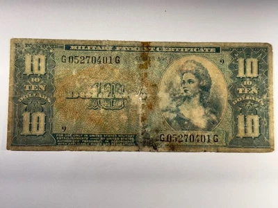 1961 U.S. $10 Dollar Military Payment Certificate Series 591  SPC1532 - Image 1 of 3