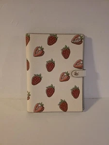 COACH Strawberry Print Notebook New HTF - Picture 1 of 7