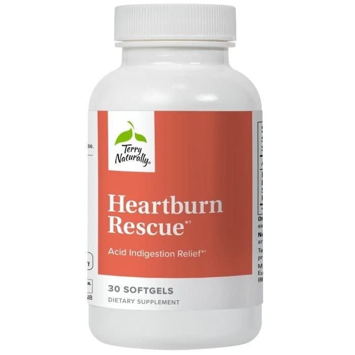 Gel blando EuroPharma (Terry Naturally) Heartburn Rescue 30 Foto 1 de 1