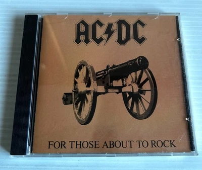 AC/DC – For Those About To Rock We Salute You CD 1986 WEA USA Reissue Hard Rock - Image 1 of 4