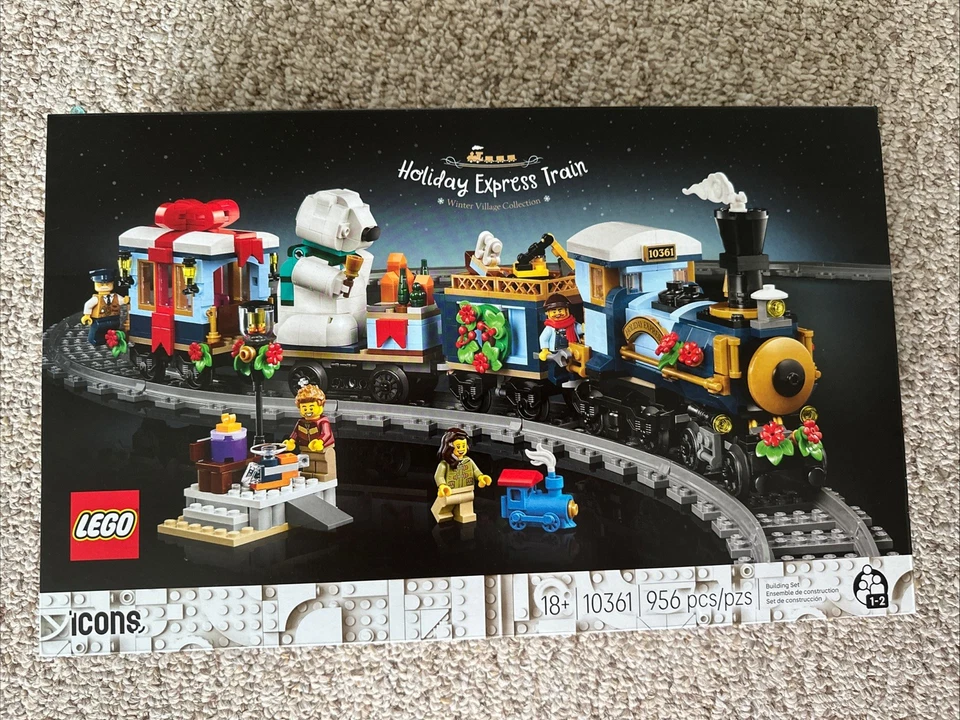 LEGO 10361 Winter Village Holiday Express Train & ALL POWERED UP OPTIONS & TRACK - Image 1 of 1