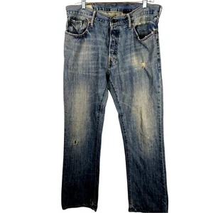 Vintage Abercrombie and Fitch Mens Jeans Baxter 34 x34 Low rise/slim Waist 36" - Picture 1 of 19