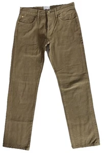 $175 Sid Mashburn Slim Straight Jeans Khaki Canvas Men 31x32 USA - Picture 1 of 15