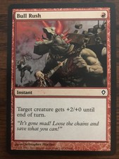 MTG Bull Rush Worldwake Regular Common