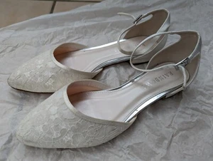 Brautschuhe Rainbow Gr. 38 mit flachem Absatz - Bild 1 von 3