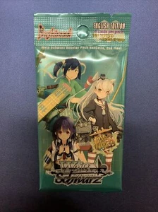1x New sealed Weiss Schwarz Kancolle 2nd fleet English Booster Pack WeiB cards - Picture 1 of 4