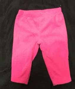 Carter's Baby Toddler Girl's Solid Pink Polyester Pants Size 3 Months SM5 - Picture 1 of 11