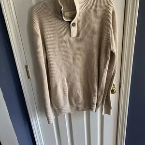 Weatherproof Vintage Mens Size XLarge Gray Grey Sweater Chunky Warm - Picture 1 of 4