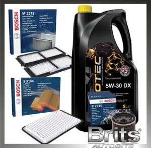 Kit tagliando per Mazda 2 1.3 benzina 2008-2015 - olio 5L e tutti i filtri Bosch - Foto 1 di 10