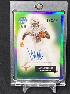 2023 Bowman U Chrome XAVIER WORTHY Auto 70/99. 1955 Variation Rare on Card Auto - Picture 1 of 3